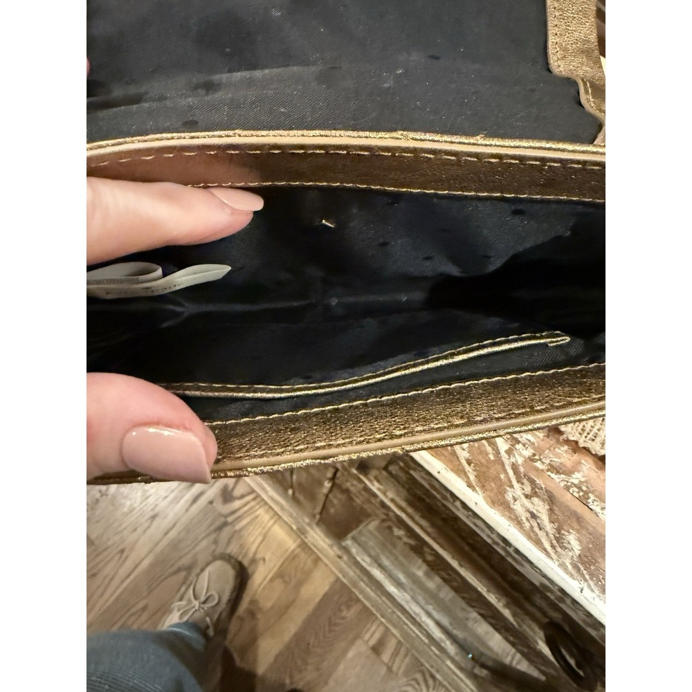 Kate Spade Gold Quilted Leather Mini Emerson Place Vivenna Crossbody Bag - Picture 15 of 15